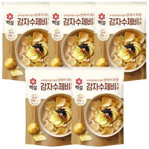 백설 감자 수제비 가루 500g x 5개