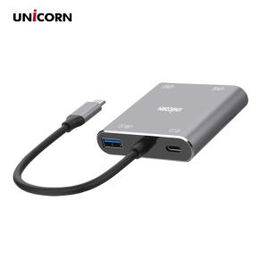 CH-400KD HDMI 4K 듀얼분배기+PD100W+USB2.0 1포트