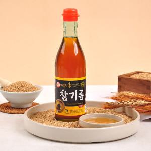 통참깨 100 전통 압착 참기름 350ml x 2병