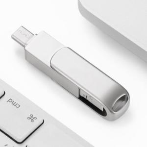 Kcwen 핸드폰 외장메모리 OTG 아이폰 USB 메모리 3in1, 64GB