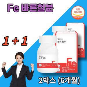 Fe 식 약 처 인증 철분 유산균 유래 주원료 철분 수유기 여성 중년 시니어 체내 산소운반