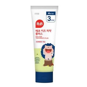 [보리보리/비앤비]비앤비 에코키즈치약플러스(라즈베리) 80g