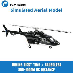 FLYWING 에어울프 체중계 RC 헬리콥터, 6CH 스마트 GPS 리모컨 항공기, RTF/PNP H1 비행 컨트롤러, 브러시