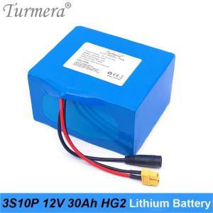 파워서플라이 Turmera-12V 30Ah 리튬 이온 배터리, 3S10P 18650 HG2 3000mAh 3S 40A 밸런스 보드, 무정전