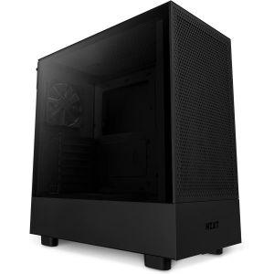 NZXT H5 Flow Compact ATX 미드타워 PC 게임용 케이스 블랙