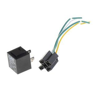 12V 24V 30 40 A Amp 4 핀 4 P 와이어 5 P 5 핀 자동차 자동 하네스, 자동차 릴레이 스위치 소켓