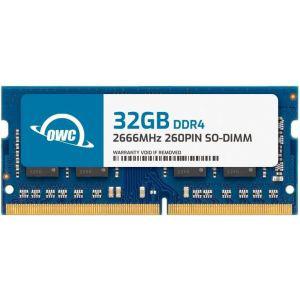 OWC 32GB DDR4 2666MHz PC4-21300 CL19 2RX8 SO-DIMM 1.2V 260핀 노트북 메모리 RAM 업그레이드 모듈