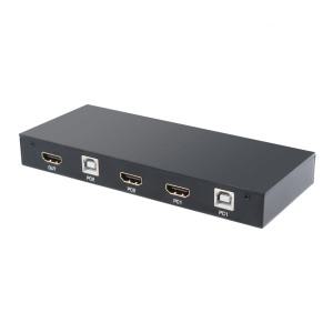 4K HDMI2.0 KVM스위치 USB 2포트 컴퓨터 본체2대 제어 모니터 PC공유기 선택기 2:1 셀렉터 프린터 연결