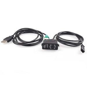 USB Aux 스위치 + 와이어 케이블 어댑터, BMW E39 E46 E53 X5 16:9 CD 플레이어 NAVI 3 핀 CD 체인저