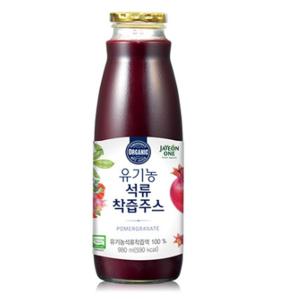 자연원 유기농 석류 착즙 주스, 980ml, 1개