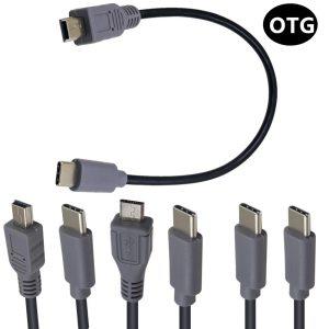 USB 31 타입C마이크로 미니 USB OTG 공용 데이터 복사 충전 어댑터