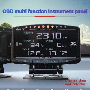 자동차 스마트 자동 미터 미니 디지털 오일 압력 게이지 OBD 2 Lufi X1