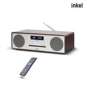 인켈 레트로 하이엔드 올인원 오디오 사운드 고출력 블루투스 CD FM라디오 USB 알람.시계W-L9