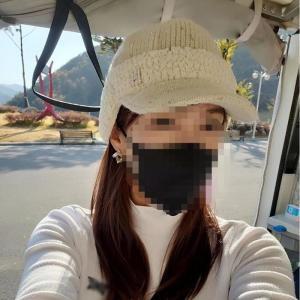 [G3N202S]귀마개니트모자  H캡 포니테일 겨울스포츠모자