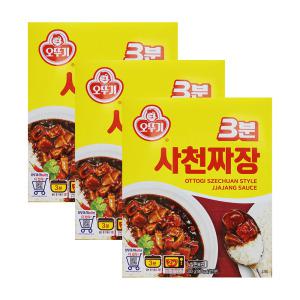 오뚜기 3분 사천짜장 200g 3개