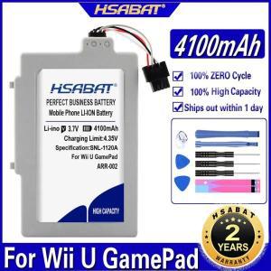 HSABAT 닌텐도 Wii U 게임패드용 ARR-002 배터리, 4100mAh