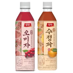 양반 오미자차 500ml 6입 + 배수정과 500ml 6입