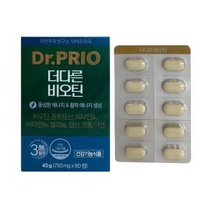 닥터프리오 더다른 비오틴 750mg x 60정 1개 / 써클