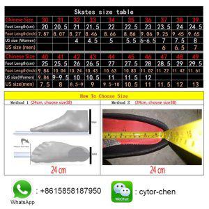 히든롤러슈즈 LS6 슬라롬 인라인 스케이트 롤러 신발 슬라이딩 프리 스케이팅 Patines FSK 브레이크 스트리