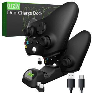 Orzly Xbox Series X|S Controller Charger Twin Docking Station USB Type-C Stand for XBOX series X|S,