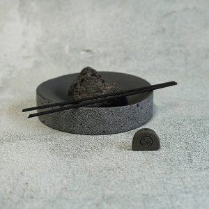 고요한잡화점 Black Minimal Incense Holder 블랙 미니멀 인센스 홀더