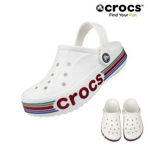 CROCS 바야밴드 레인보우 글리터 클로그 토들러 209731-100