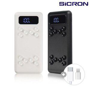 [기타]SICRON 40W 고속 PD 무선 충전 보조배터리 BPQ-188QPD