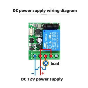 43392mhz 개 코드 스위치 1 12V 송신기 433Mhz 모듈 DC 리시버 EV1527 릴레이 리모컨 DIY용 1CH 학습 무선