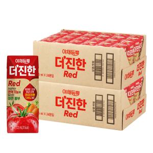 코스트코 야채듬뿍 더'진한 레드 주스 125ml x 24