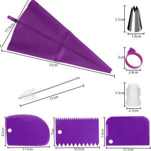 깍지 파이핑 케이크 장식 도구, 제과 장비, 주방 액세서리, 페이스트리 가방 및 베이커리 세트, 스테인리스