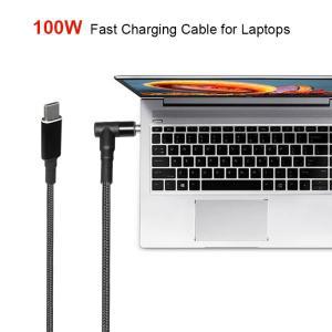 범용  충전 코드 100W PD USB C타입 케이블 DC 잭 플러그 어댑터 HP 아수스 레노버 델 용 USB C 컨버터