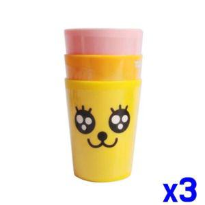 가벼운 캐릭터 물컵 3P x3개 주방컵 가정용컵 CUP