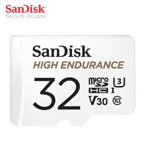 SanDisk 고내구성 비디오 모니터링 microSD 카드 32GB (WD6CCE8)