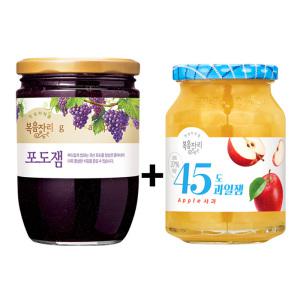 복음자리 포도잼 620g + 45도 사과잼 350g