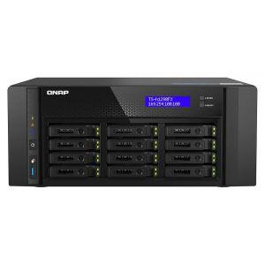 QNAP TS-h1290FX-7232P-64G-US 12 Bay U.2 NVMe/SATA 올 플래시 데스크탑 NAS 사무실 환경, 협업 4K/8K 비