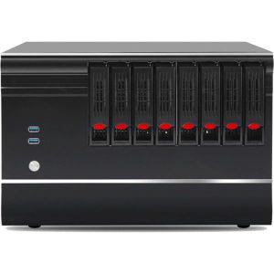 KCMconmey 8 + 1 베이 DIY NAS 케이스, x 2.5/3.5인치 트레이 2.5인치 내부 베이. MB MATX/ITX. 플렉스 PSU