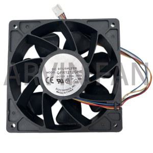 QFR1212GHE 고속 비트코인 GPU 채굴 냉각 선풍기 120x120x38mm DC 12V 6000RPM 듀얼 볼 베어링 PWM 4P