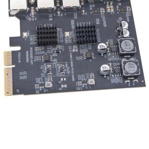 데스크탑용 PCI Express X4-USB + A 어댑터, ASM3142 VL822 칩, 5 포트 확장 카드