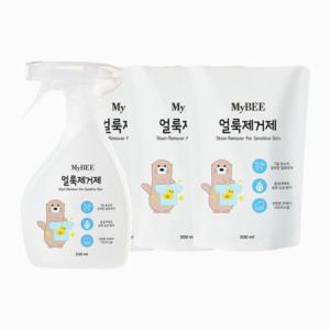 메온셀 얼룩제거제 본품 330ml + 리필 300ml 3팩MC