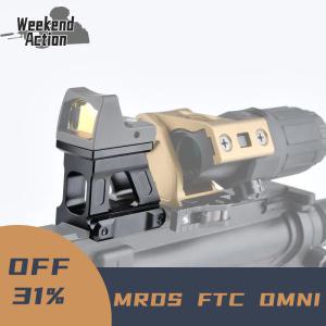 RMR 표적지시기 도트사이트 WADSN 전술 UN FAST MRDS FTC OMNI 레드 도트 조준기 광학 마운트 2.26 인치-광