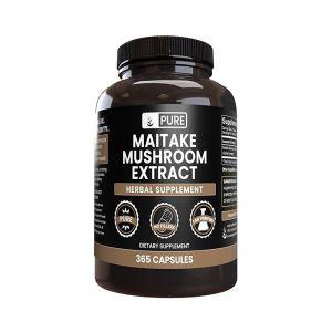 Pure Organic Ingredients 5816386409 Original Maitake 버섯 (365캡슐) 마그네슘이나 쌀 필러 없음, 항상