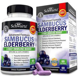 BioSchwartz 6829937369 Elderberry with Zinc and Vitamin C for Adults - Immune Support Vitamins Women