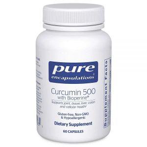 Pure Encapsulations 7432856840 Curcumin 500 with Bioperine - Antioxidant Supplement to Support Joint