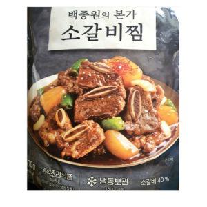 백종원 본가 소갈비찜 500g 4개.