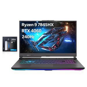 Asus ROG Strix G17 게이밍 노트북, 17.3인치 QHD 240Hz 디스플레이, AMD 라이젠 9 7845HX, GeForce RTX 40