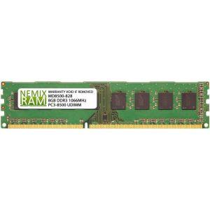 NEMIX 메모리 RAM 8GB(1X8GB) DDR3 1066MHZ PC3-8500 2Rx8 1.5V 240핀 비ECC UDIMM 버퍼링되지 않은 데스크