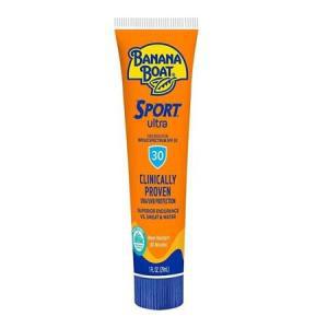 Banana Boat Sport Ultra 옥시벤존 옥티녹세이트 무첨가 광범위 스펙트럼 로션 SPF 30 ml (1 온스