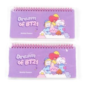 242B] 5500 BT21 WEEKLY PLANNER (5개세트)