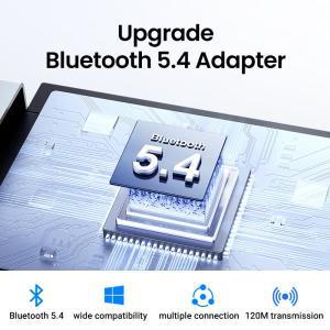 USB 블루투스 5.3 어댑터, PC 무선 마우스 키보드 음악 오디오 리시버 송신기용, 120M 동글