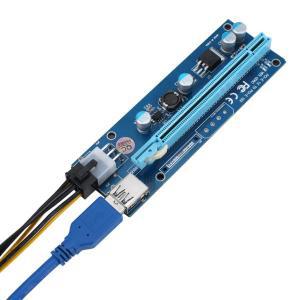 마이닝용 USB 3.0 Pci-e 연장 케이블, 비디오 카드 마더보드 어댑터, PC 하드웨어 60cm